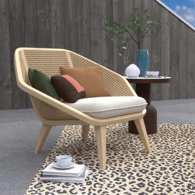 Mad Mats Leopard Rug In Multi