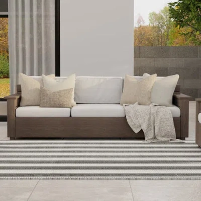 Mad Mats Vertical Stripe Rug In Multi