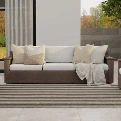 Mad Mats Vertical Stripe Rug In Multi
