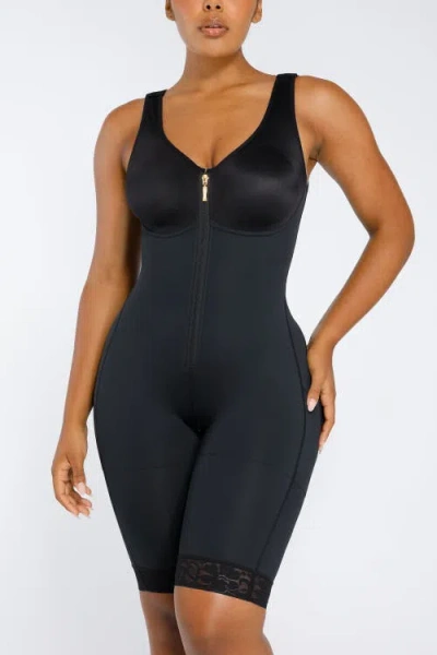 Shapellx Boot-yeah Airslim Full Coverage Bodysuit In Black