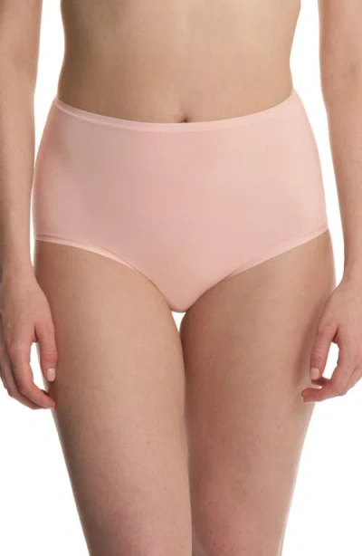 Natori Bliss Bare Cotton Bikini 3-pack In Pink