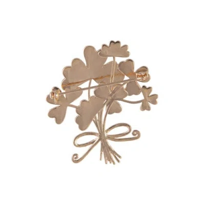 Hallmark Four Leaf Clover Bouquet Pin In Pattern