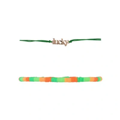 Hallmark 4pc Assorted Bracelet Set In Green