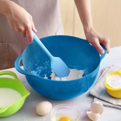 Megachef Multipurpose Stackable Mixing Bowl And Measuring Cup Set In Multi