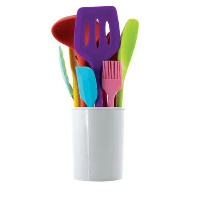 Megachef Set Of 12 Silicone Cooking Tools In Multi