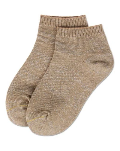 Memoi Basic Silky-soft Gauge Ankle Sock In Brown