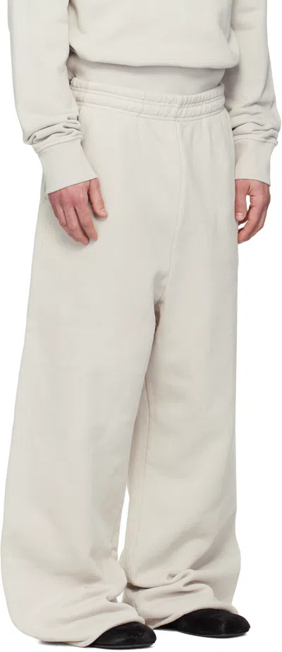 Entire Studios Off-white Full Sweatpants In White
