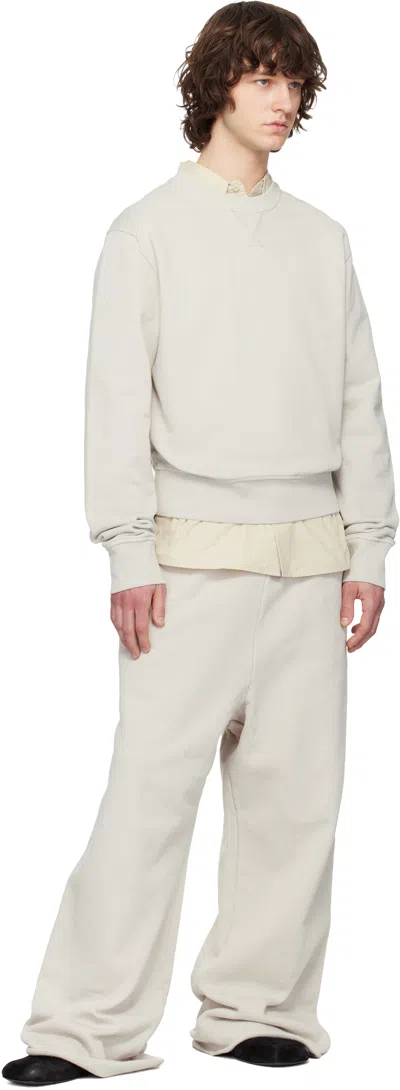 Entire Studios Off-white Full Sweatpants In White