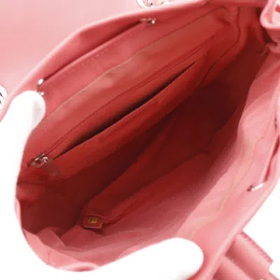 Pre-owned Chanel Pink Leather Backpack ()