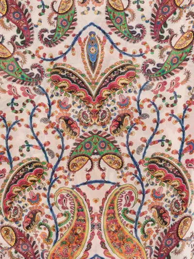 Etro Multi-coloured Patterned Scarf In Multi