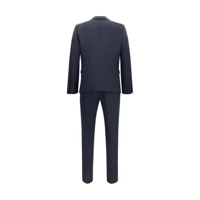 Dsquared2 Men Single-breasted Wool-blend Suit In Black