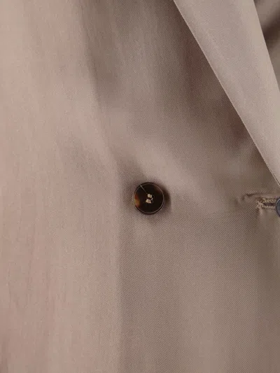 Alysi Double-breasted Shawl-lapel Blazer In Pink