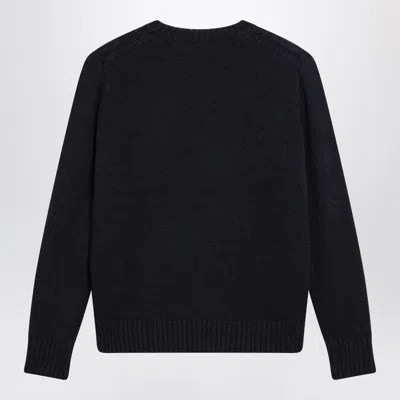 Polo Ralph Lauren Polo Bear Intarsia Cotton And Linen Sweater In Blue