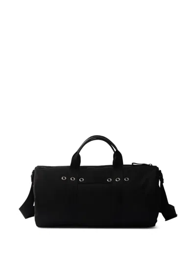 Prada Weekender Aus Canvas In Black