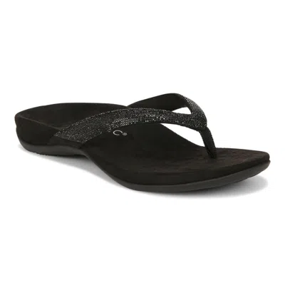 Vionic Dillon Shine Toe Post Sandal In Multi