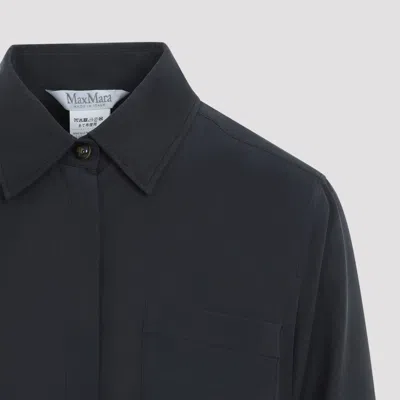 Max Mara Shirts Black In Black