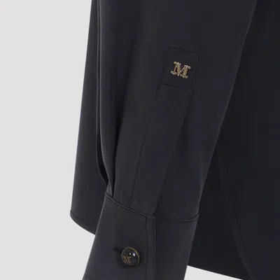 Max Mara Shirts Black In Black