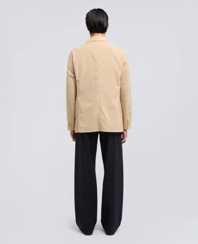 Aspesi Comfort Wool-polyester Blazer In Brown