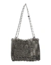 Rabanne Metallic Silver Iconic 1969 Chainmail Shoulder Bag In Grey