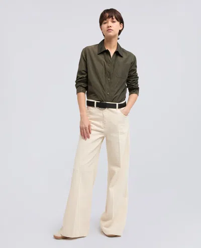 Aspesi Technical Polyester Jacket In Green