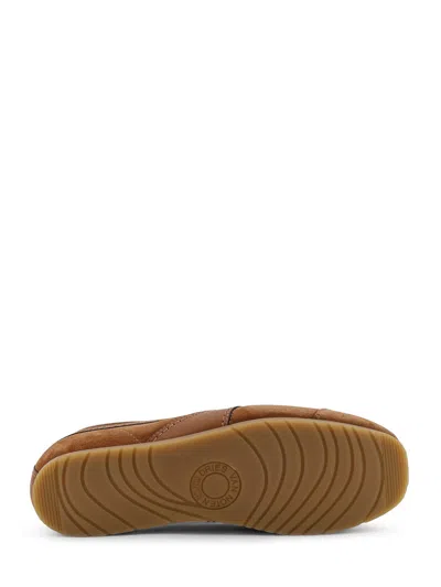 Dries Van Noten Women Beige Low-top Sneakers With Two-tone Lace-up In Suede Woman In Brown