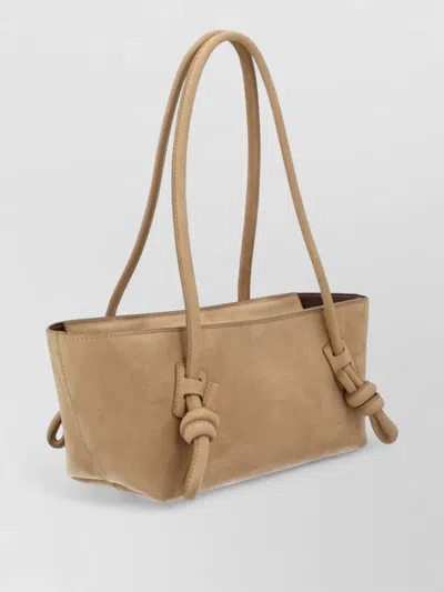 Hereu Shoulder Bag Rectangular Shape Knotted Handles Straps