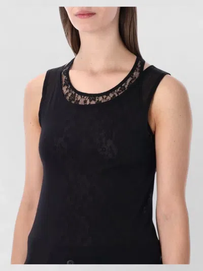 Our Legacy Swim Layered-effect Cotton-blend Tank In Black