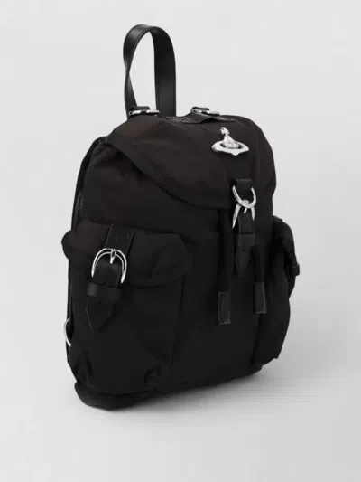 Vivienne Westwood Structured Backpack Top Handle Adjustable Straps