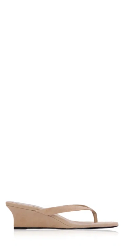 Black Suede Studio Easy 50 Suede Mule Tan In Brown