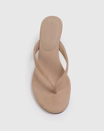 Black Suede Studio Easy 50 Suede Mule Tan In Brown