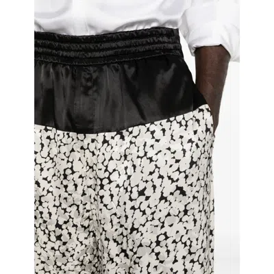 Dries Van Noten Patchwork Casual Pants In Black