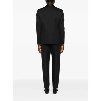 Dsquared2 Lapel Single-breasted Suit In Black