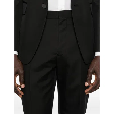 Dsquared2 Lapel Single-breasted Suit In Black