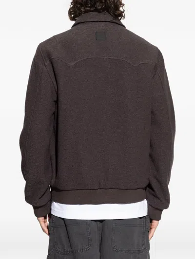 Allsaints Royce Wadded Patch Jacket In Brown