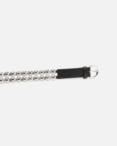 Pinko Studded Belt In Black