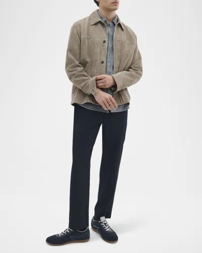 Rag & Bone Polo-collar Jacket In Brown