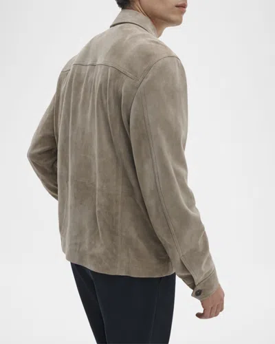 Rag & Bone Polo-collar Jacket In Brown