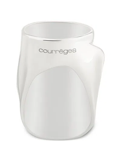 Courrèges Logo-detail Ring In Silver