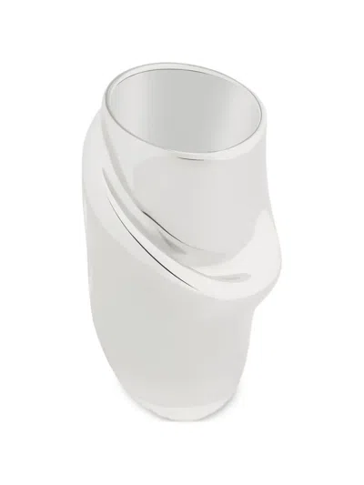 Courrèges Logo-detail Ring In Silver