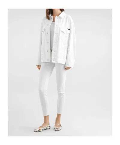 Dolce & Gabbana Denim Jacket In White