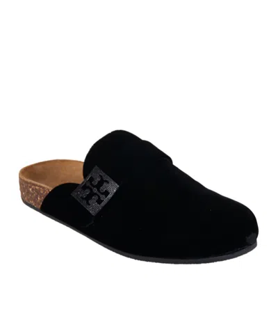 Tory Burch Mellow Mules In Black