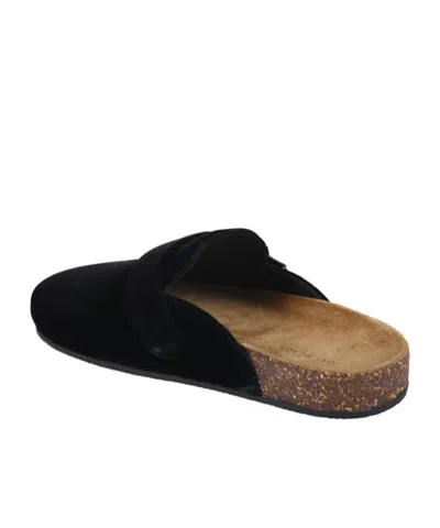 Tory Burch Mellow Mules In Black