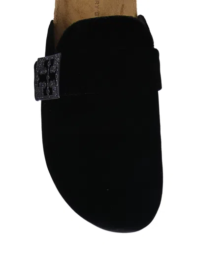 Tory Burch Mellow Mules In Black