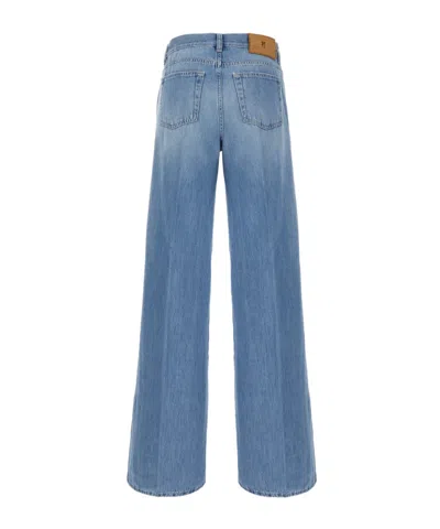 Pt Torino Belt Loop Jeans In Blue