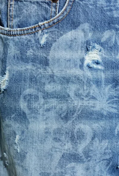 Dsquared2 Belt Loop Jeans In Blue