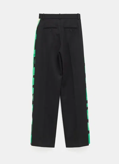 Loewe Striped-detail Trousers In Black