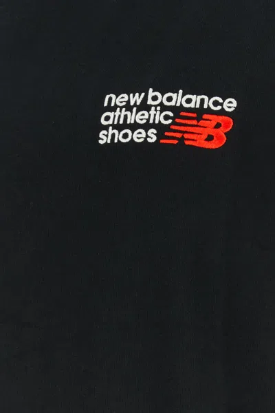 New Balance T-shirt Athletics Premium Logo Balck In Black