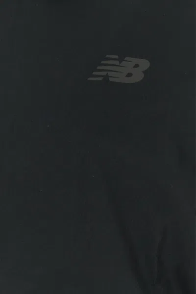 New Balance Black Polyester Jacket In Black
