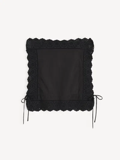 By Malene Birger Gerda Organic Cotton Top In Black