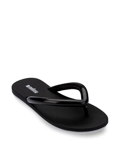 Melissa Airflow Strap Flip-flops In Black